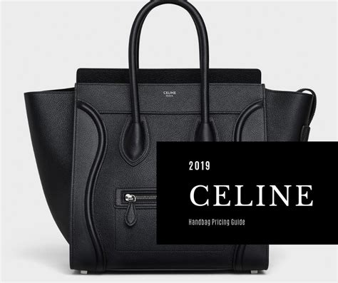 celine signature bag|celine bag price list.